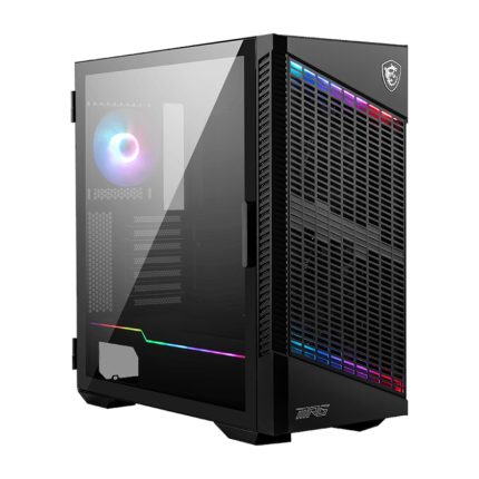 MSI MPG VELOX 100P Airflow | Mid Tower ATX | 4 Pre-Installed Fans | ARGB Lighting | 360mm Radiator Support – New