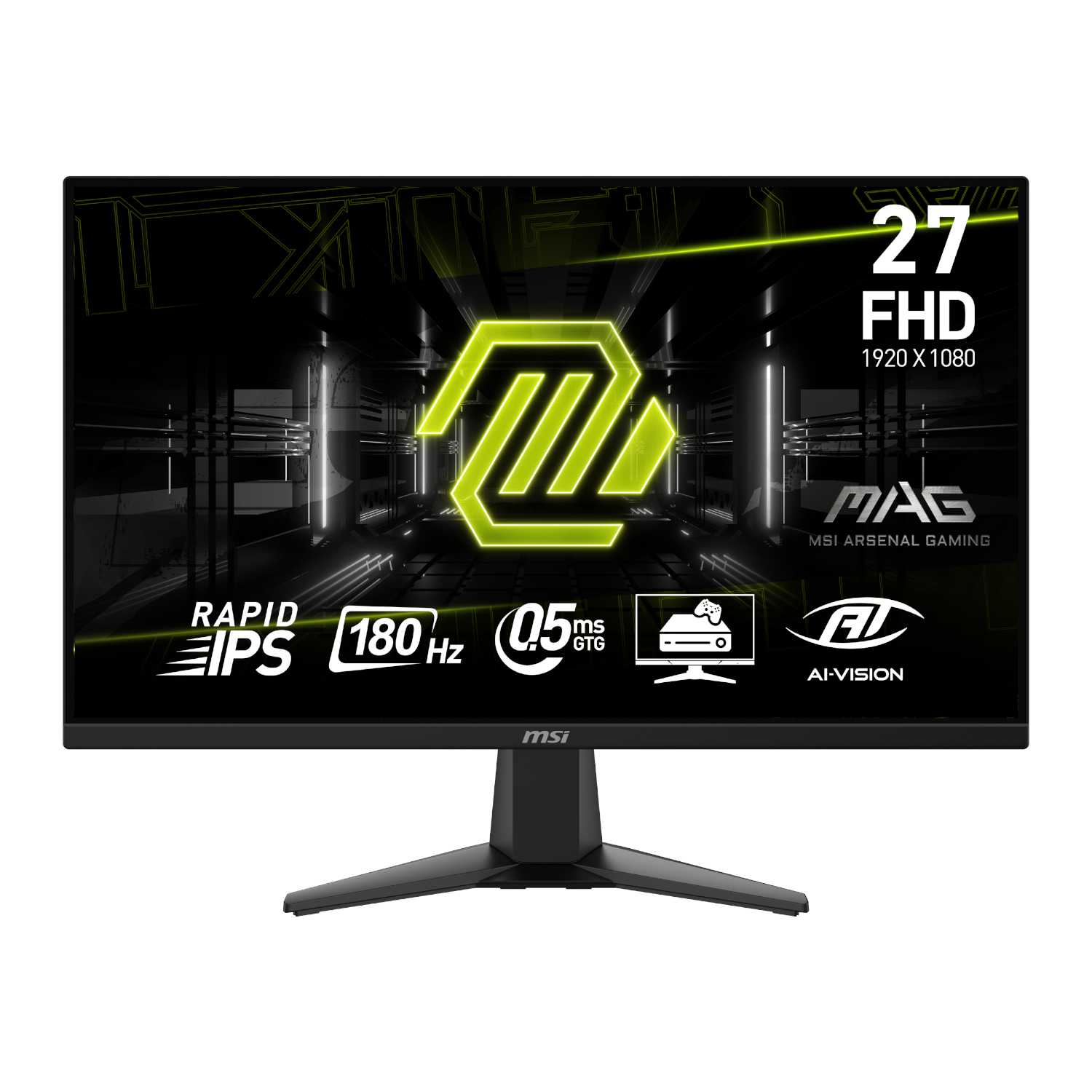 MSI_MAG275F_wr_01a MSI MAG 275F | 27-inch FHD IPS | 180Hz Refresh Rate | 0.5ms Response Time | Adaptive-Sync – New