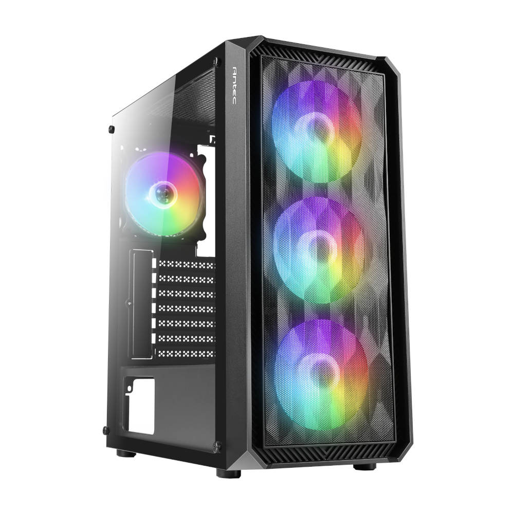 NX292_AR30_wr_02 Antec NX292 ARGB | Mid-Tower Gaming Chassis | ATX / Micro-ATX / ITX | 360mm Radiator Support | 4x ARGB Fans – New