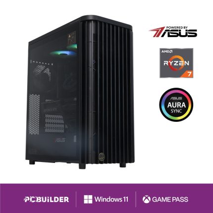 PCBuilder MONET | AMD Ryzen 7 9700X | RTX 5060 Ti 16GB | 32GB DDR5 | 1TB Gen5 NVMe – New