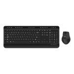 PCBuilder ALPHA Silent | Wireless Keyboard & Mouse Combo | 104-Key Full-Size | 2.4GHz Wireless – New