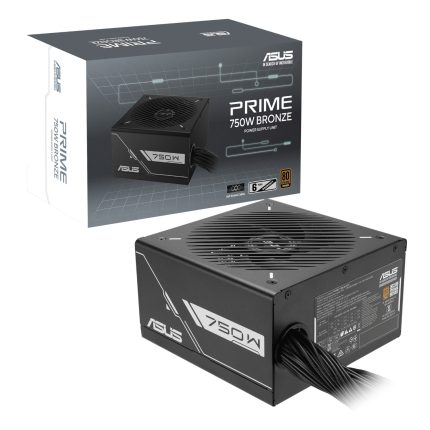 ASUS PRIME 750W PSU | 80 PLUS Bronze | Active PFC | ATX Non-Modular – New
