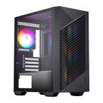 MSI PRO FORGE M050A | Micro-ATX Mid Tower | 4x Auto RGB Fans | Tempered Glass Side Panel | ATX PSU Support – New