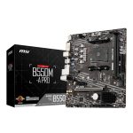 MSI B550M-A Pro | AMD AM4 Socket | AMD B550 Chipset | PCIe 4.0 | M-ATX Form Factor – New