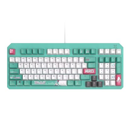 ASUS TUF Gaming K3 Gen II | Hatsune Miku Edition | Optical-Mechanical RGB | 97-Key Layout | IP57 Rated – New