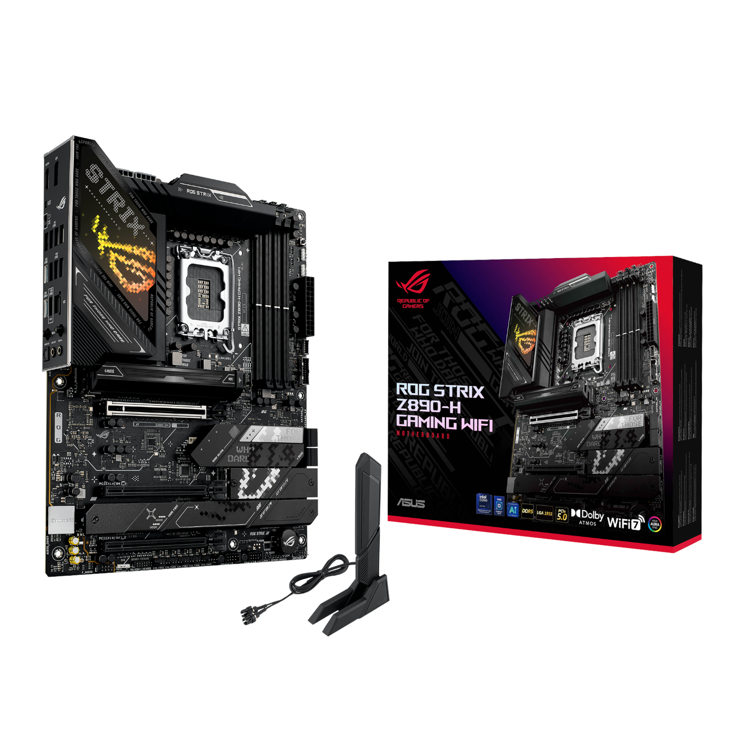 ROGSTRIXZ890-HGAMINGWIFI_Asus-ROG-Strix-Z890-H-GAMING-WIFI-Intel-LGA1851-ATX-Motherboard_wr_01 ASUS ROG Strix Z890-H Gaming WIFI | Intel LGA1851 | PCIe 5.0 | Wi-Fi 7 | DDR5 ATX Motherboard – New