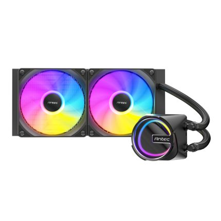 Antec Skeleton 240 ARGB | 240mm AIO Liquid Cooler | ARGB Lighting | Intel & AMD Compatible – New