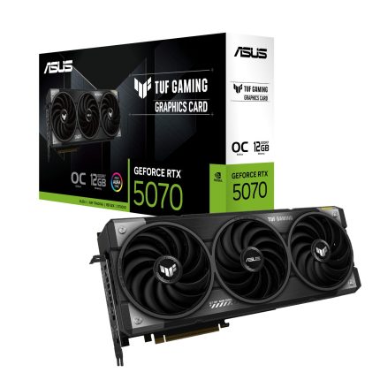 ASUS TUF Gaming GeForce RTX 5070 OC | 12GB GDDR7 | NVIDIA Blackwell | PCIe 5.0 | 6144 CUDA Cores – New