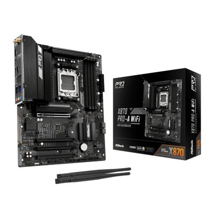ASRock X870 Pro-A WiFi | AMD AM5 Socket | PCIe 5.0 | Wi-Fi 7 | 256GB DDR5 Support – New