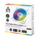 ARCTIC P12 PWM PST | 120mm ARGB Fan | PWM Sharing Technology | 0dB Silent Mode | 12 A-RGB LEDs – New