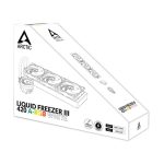 ARCTIC Liquid Freezer III 420 ARGB | 420mm Radiator | ARGB Fans | Intel & AMD Compatible | Pre-Applied MX-6 Thermal Compound – New