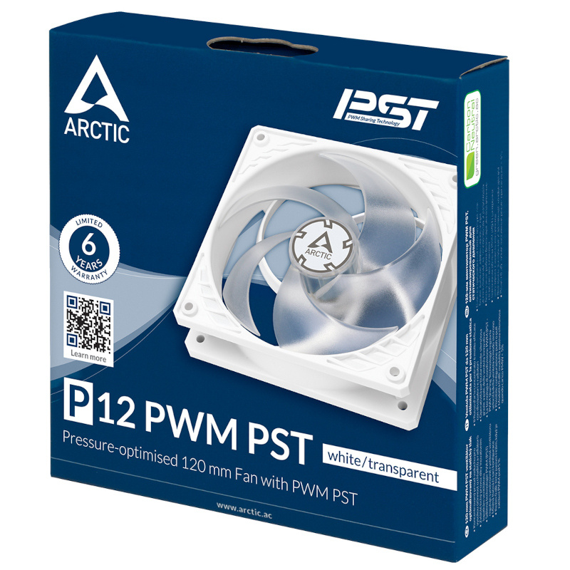 1410202568eecdf2cb502 ARCTIC P12 PWM PST | 12cm Fan | 0dB Silent Mode | PWM Controlled | 4-Pin Connector – New