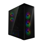 Arctic Xtender | High-Airflow Panorama Case | 5 Pre-Installed Fans | A-RGB | GPU Riser Mount – New