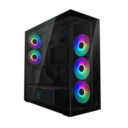 Arctic Xtender | High-Airflow Panorama Case | A-RGB | Vertical GPU Mount | Tempered Glass – New