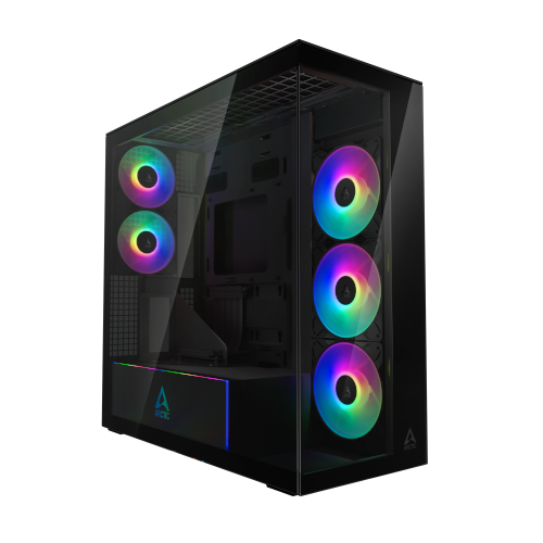 1410202568eece4f85397 Arctic Xtender | High-Airflow Panorama Case | A-RGB | Vertical GPU Mount | Tempered Glass – New