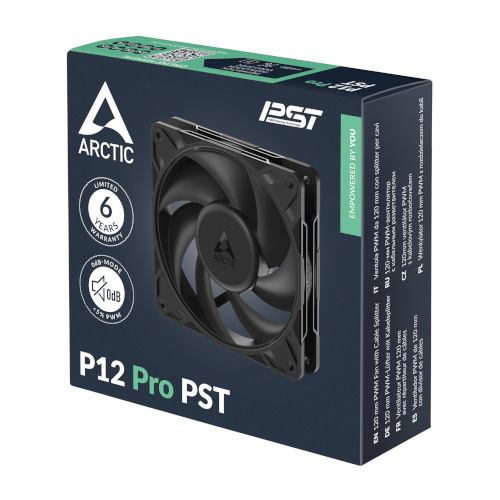 1410202568eece55d7959 ARCTIC P12 Pro PST | 120mm Fan | 3000 RPM PWM | Fluid Dynamic Bearing | 6.9 mmH2O Static Pressure – New