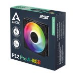ARCTIC P12 Pro ARGB | 120mm Fan | 3000 RPM PWM | Fluid Dynamic Bearing | A-RGB Gen2 – New