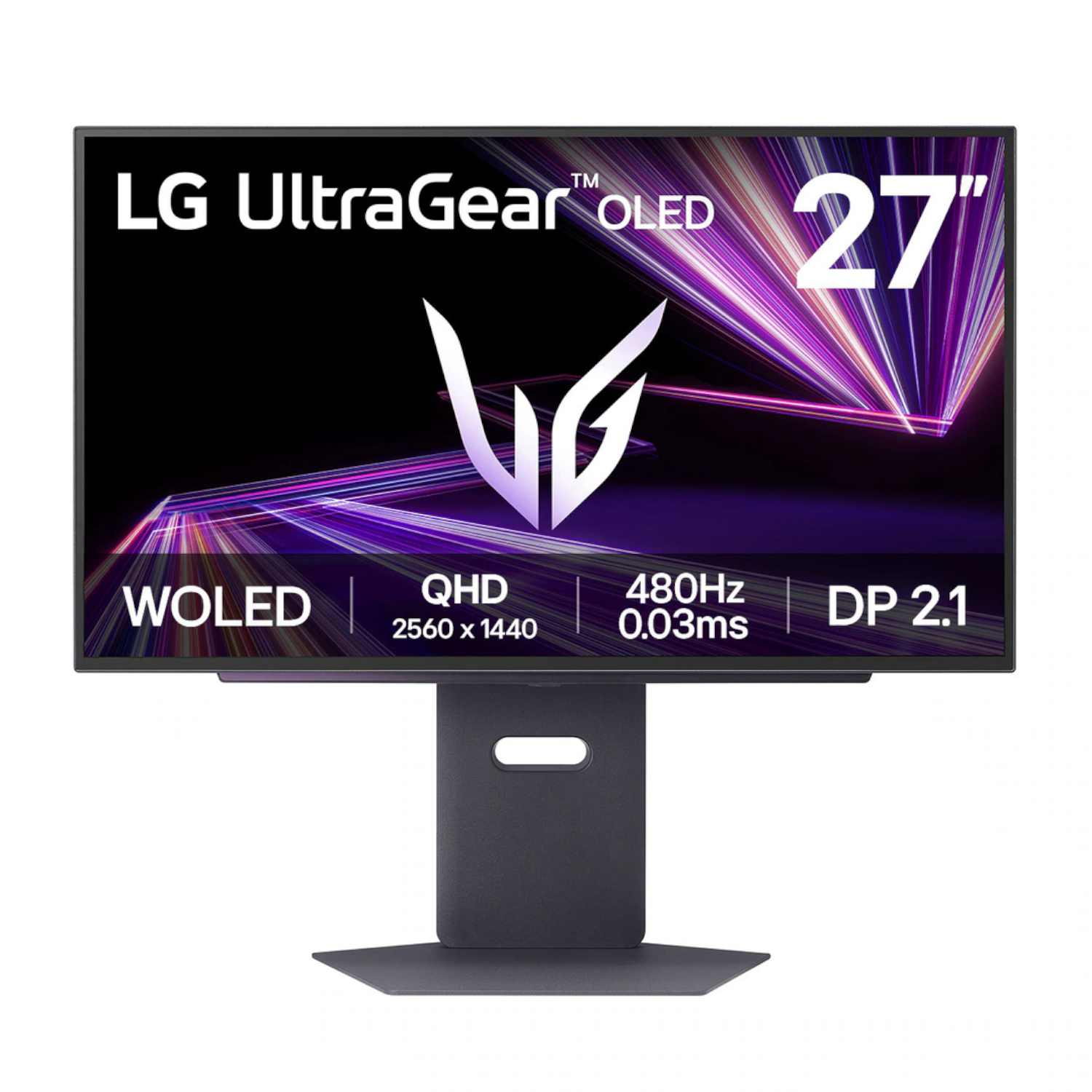 27GX790A-B.AFB_LG-UltraGear-27-inch-QHD-OLED-480Hz-Gaming-Monitor_wr_01a LG UltraGear 27″ QHD OLED Gaming 480Hz 0,03ms