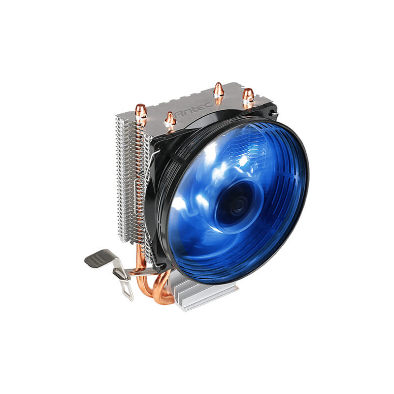 A30-PRO_wr_02 Antec A30 PRO | 95mm Air CPU Cooler | Dual Copper Heat Pipes | Blue LED | AM5 & LGA1700 Compatible – New