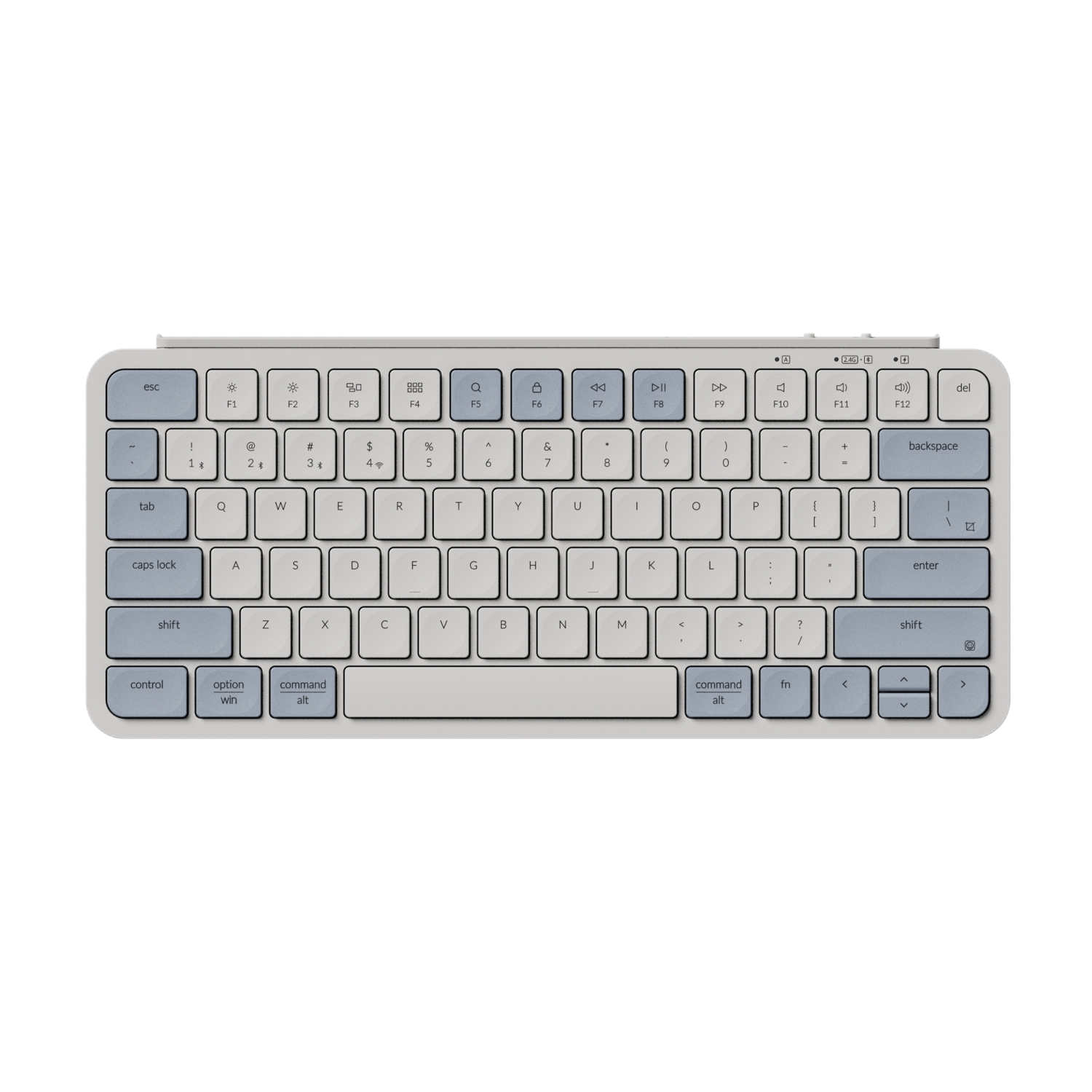 B1P-K11_Keychron-B11-Pro-Ultra-Slim-WRLS-KB-Retro-Blue Keychron B11 Pro | 75% Wireless Layout | Bluetooth 5.2 & 2.4GHz | 77 Keys | Up to 1200Hr Battery – New