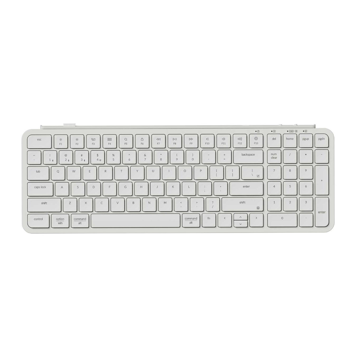 B2P-K8_Keychron-B2-Pro-Ultra-Slim-96-Wireless-Keyboard-Ivory-White_wr_01a Keychron B2 Pro | 96% Ultra-Slim Wireless | Scissor Keys | Triple-Mode | 300Hr Battery – New