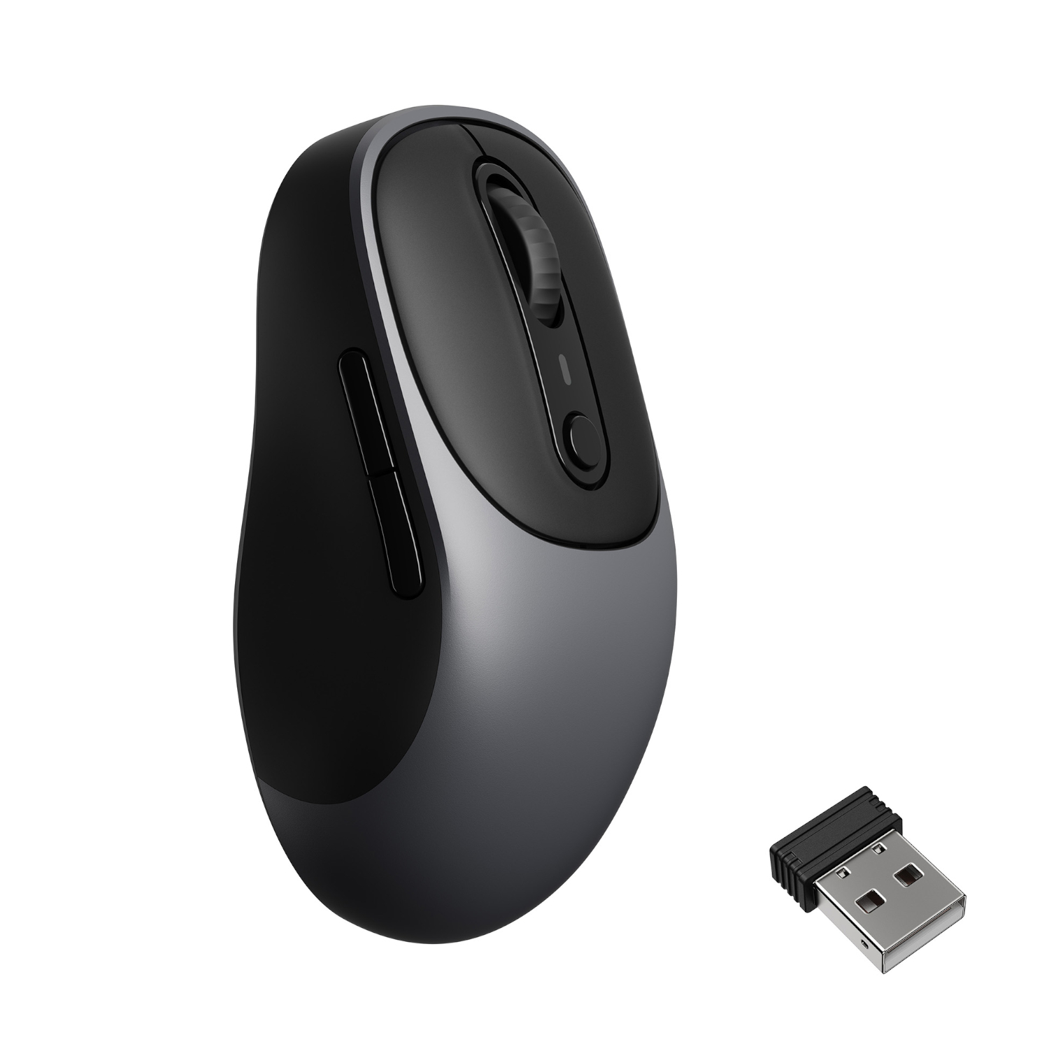 BM24-C61_Keychron-BM24-Wireless-Mouse-Metal-Grey_01 Keychron BM24 | Silent Wireless Mouse | Bluetooth 5.2 & 2.4GHz | 2400 DPI | 120h Battery – New