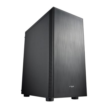 FSP CMT223S | ATX Mid Tower | Micro ATX & Mini-ITX | 4x 120mm Fans Pre-Installed – New