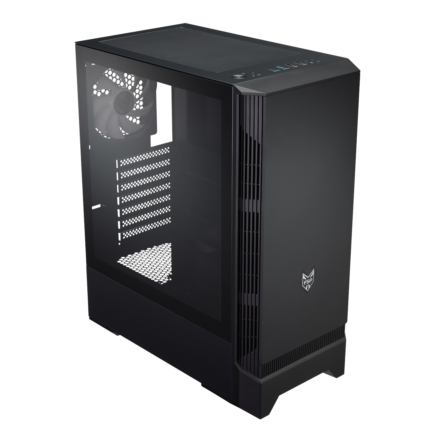 CMT260_FSP-CMT260-ATX-Gaming-Chassis-–-Black_wr_01b FSP CMT260 | ATX Mid Tower | Tempered Glass Panel | 325mm GPU Support | 170mm CPU Cooler – New