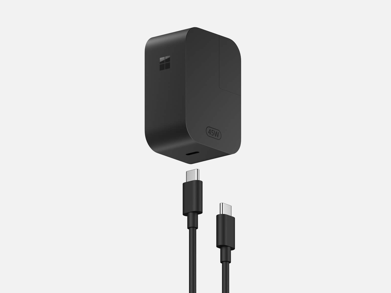 EP2-29840_default Microsoft Surface 45W USB-C Power Supply | 45W Charging | USB-C Connector | Compatible with Surface Devices – New