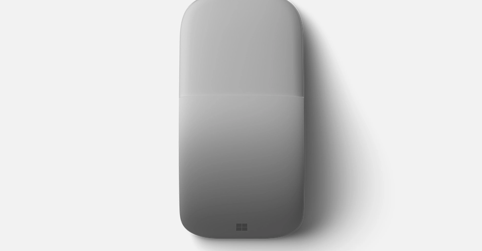 FHD-00086_default Microsoft Surface Arc Mouse | Compact Bluetooth | Slim Foldable Design | Light Grey – New