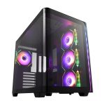 FSP M580 ATX Gaming Chassis | 270° Panoramic Glass | 4x ARGB Fans | 445mm GPU Support | ATX Mid Tower – New