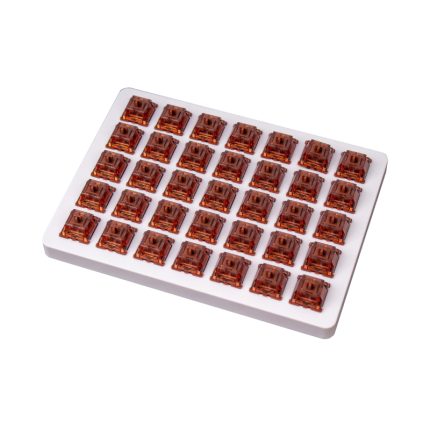Keychron Gateron Phantom Brown Switches | Tactile | 55gf Actuation | 4.0mm Travel | 110pcs – New