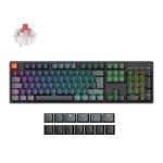 Keychron K10 V2 QMK | Full-Size 104-Key | Bluetooth 5.2 & Type-C | Hot-Swap Super RED Switch | RGB Backlit – New