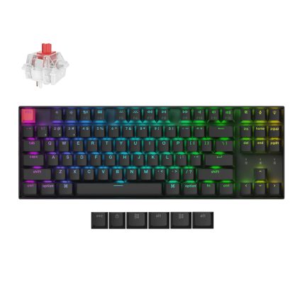Keychron K8 QMK | 80% TKL Layout | Bluetooth 5.2 | Red Switches | 4000mAh Battery – New
