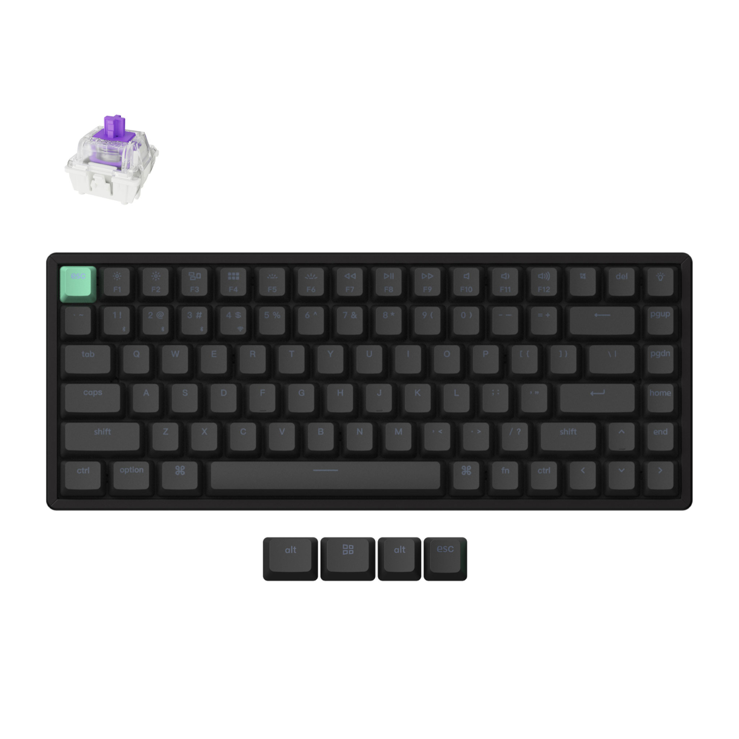 Keychron_K2H-J1_wr_01a Keychron K2 HE | 75% Wireless Keyboard | Hall Effect Magnetic Switch | 4000mAh Battery | RGB Backlit – New