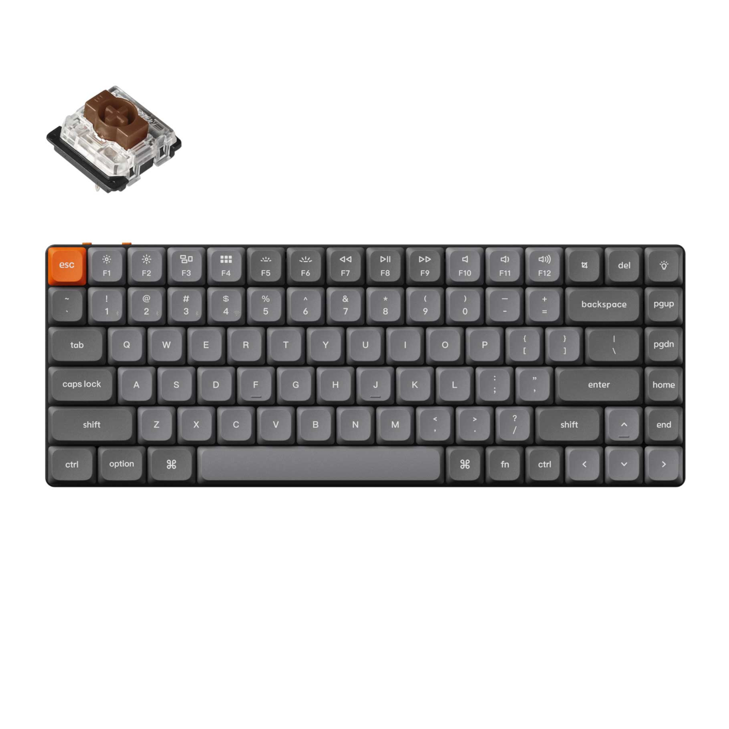 Keychron_K3M-H3_wr_01a Keychron K3 Max | 75% Wireless Mechanical | QMK/VIA | Gateron Low Profile Brown | RGB Backlit – New