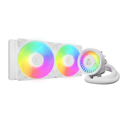 Arctic Liquid Freezer III Pro 280 ARGB | 280mm AIO Cooler | Dual P12 Pro Fans | Integrated VRM Fan | White – New