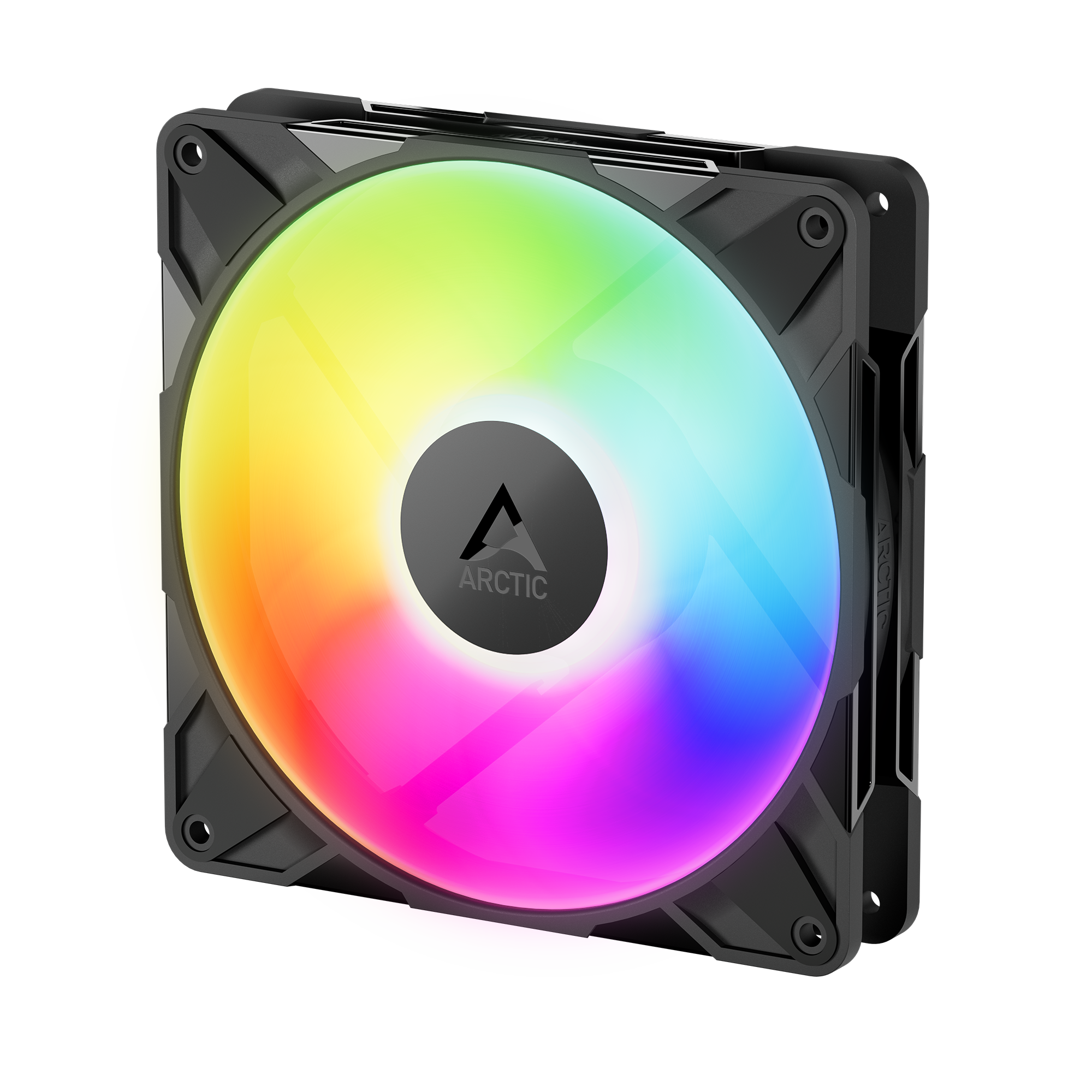 P14_Pro_ARGB_black_rainbow_g00 ARCTIC P14 Pro ARGB | 140mm Fan | 2500 RPM | 110 CFM | Fluid Dynamic Bearing – New