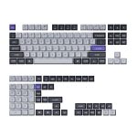 Keychron KSA PBT Keycap Set | Double Shot PBT | KSA Profile | ANSI Layout | Dark Grey & White Smoke – New