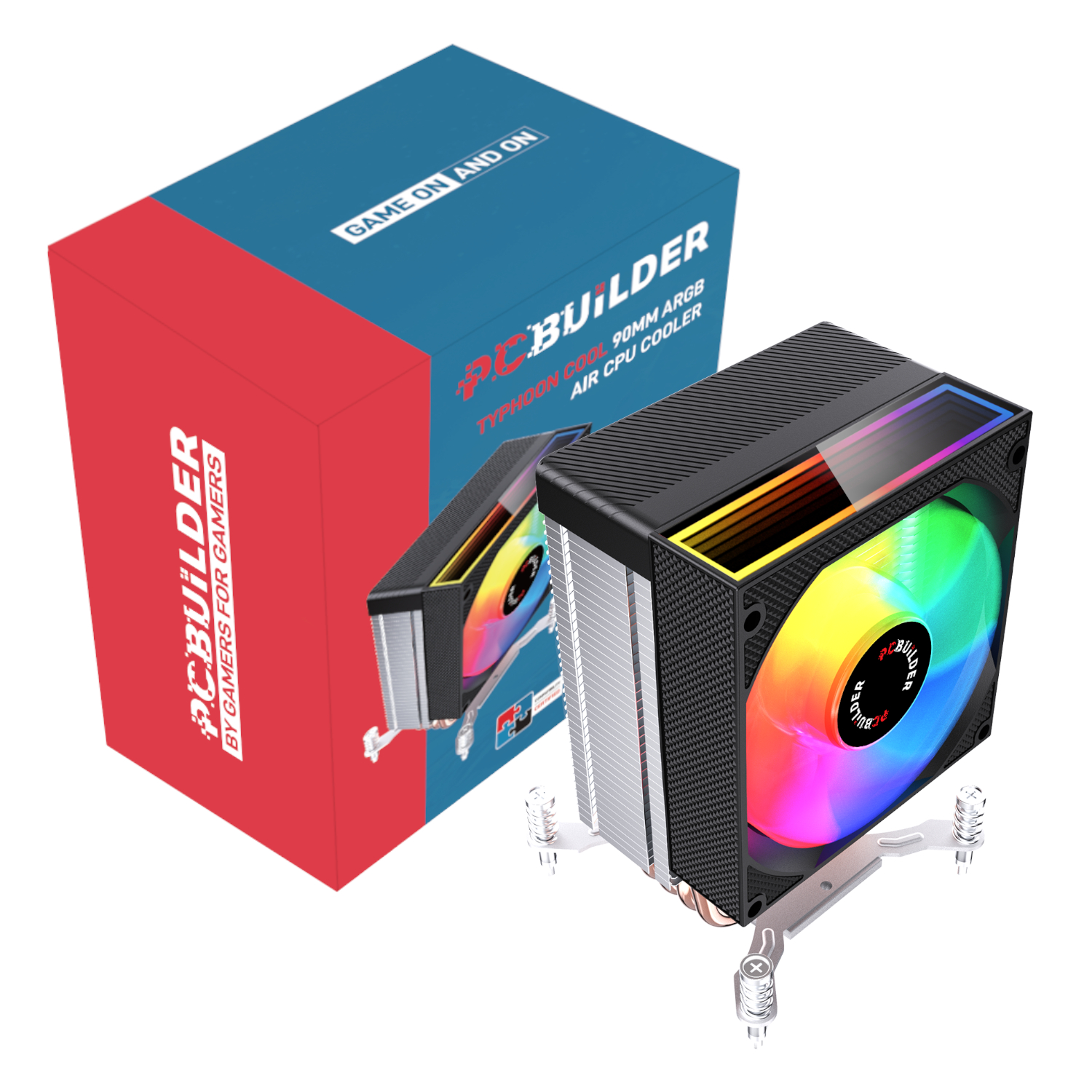 PCB-CA-TYPHOON-90_PCBuilder-TYHPOON-COOL-90mm-Air-CPU-Cooler-Black_wr_01a PCBuilder Typhoon Cool | 90mm ARGB Air CPU Cooler | 140W TDP | Intel & AMD Compatible – New