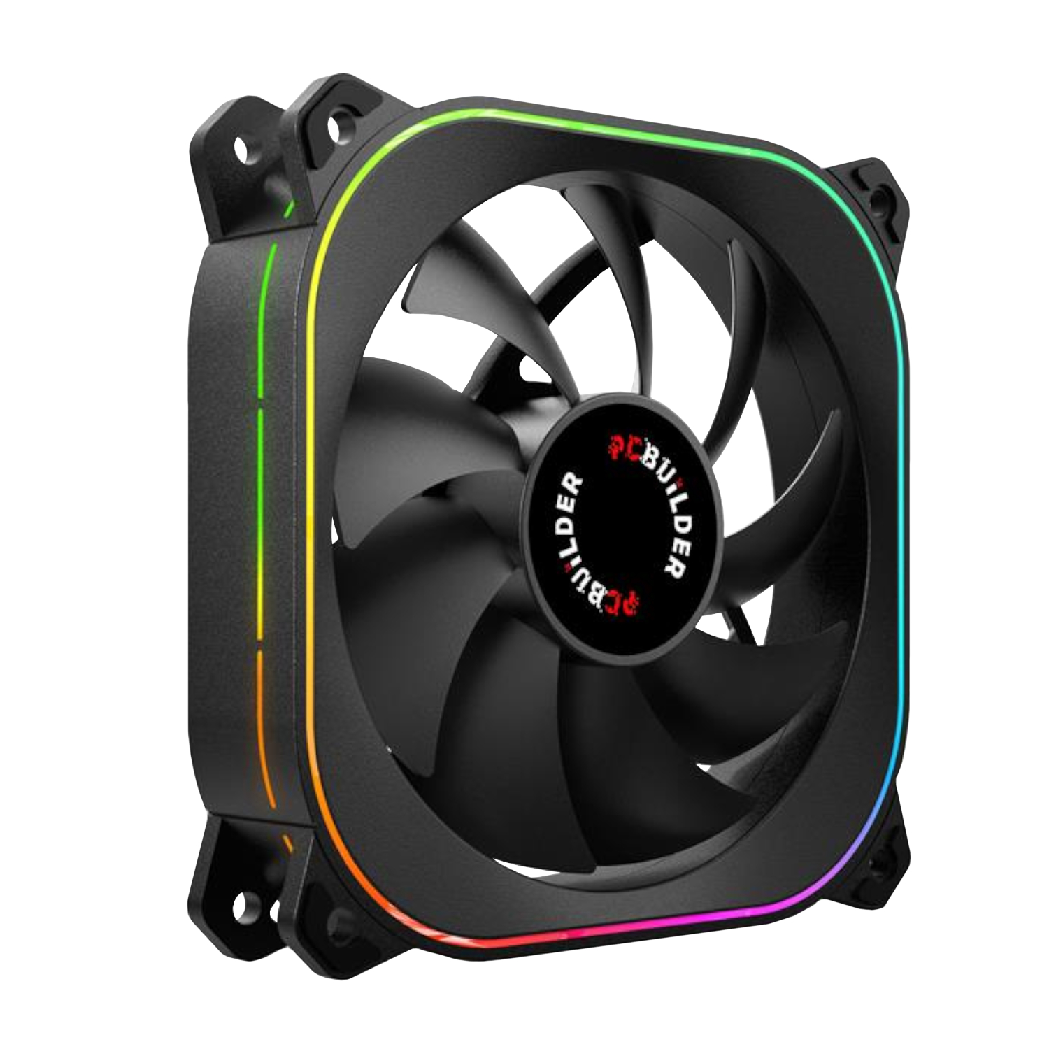 PCB-CF-TORNADO-120_PCBuilder-TORNADO-CHILL-120mm-ARGB-Fan-Black_wr_01a PCBuilder Tornado Chill | 120mm ARGB Fan | 1800RPM | 30dBA Low-Noise – New