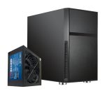 PCBuilder Black Box | Micro-ATX Chassis | 300W PSU | Micro-ATX & Mini-ITX – New