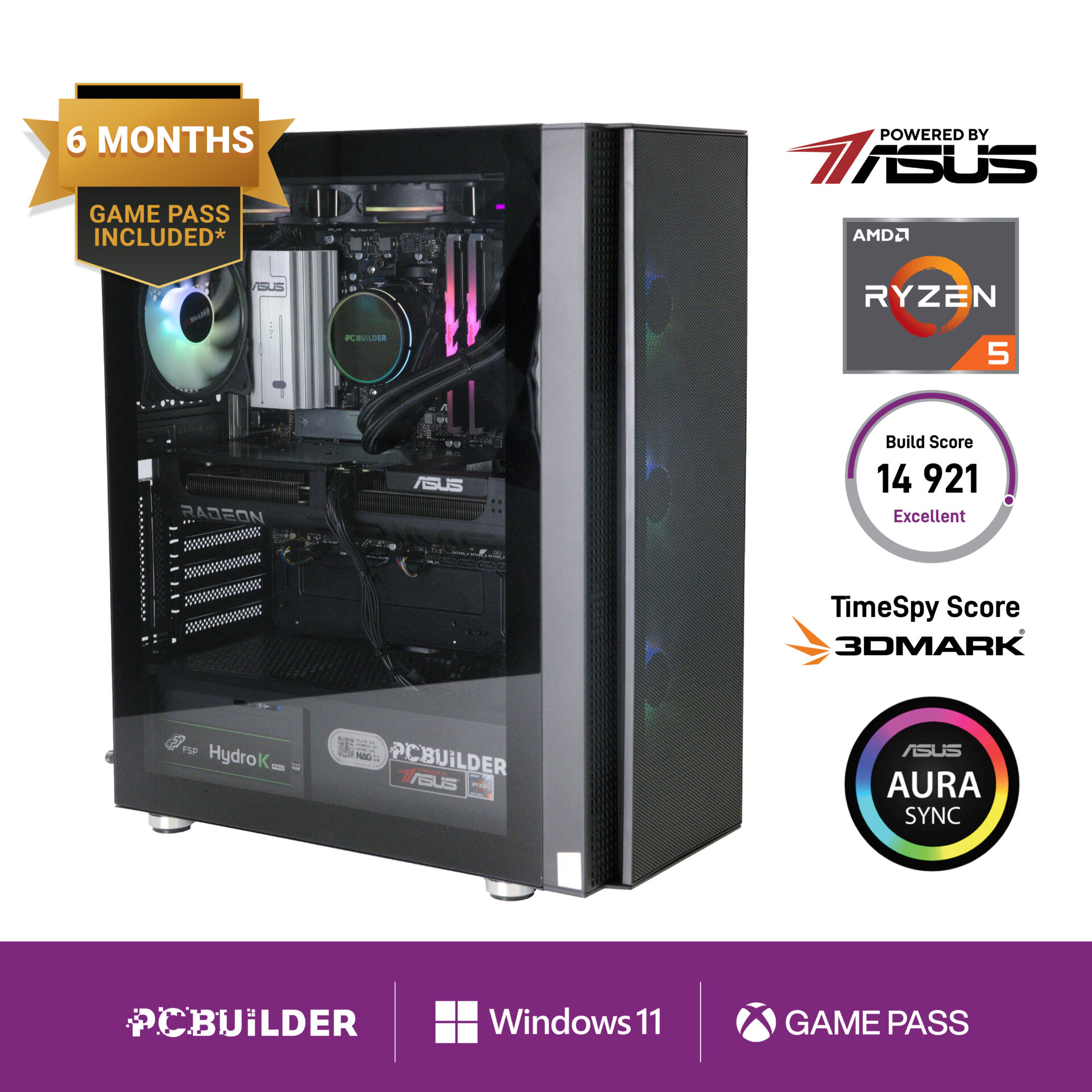 PCB_SEEKER_01_PCBuilder-Ryzen-5-7600-SEEKER-Windows-11-Gaming-PC_wr_01b PCBuilder SEEKER | AMD Ryzen 5 7600 | Radeon RX 9060 XT 16GB | 32GB DDR5 | 1TB Gen4 NVMe SSD – New
