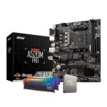 PCBuilder LEVEL UP Core Upgrade Kit | AMD Ryzen 5 5600GT 6-Core | MSI A520M Motherboard | 16GB DDR4 3200MHz – New
