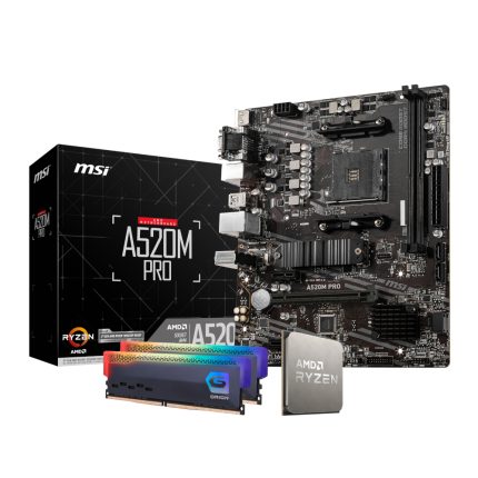 PCBuilder LEVEL UP Core Upgrade Kit | AMD Ryzen 5 5600GT 6-Core | MSI A520M Motherboard | 16GB DDR4 3200MHz – New