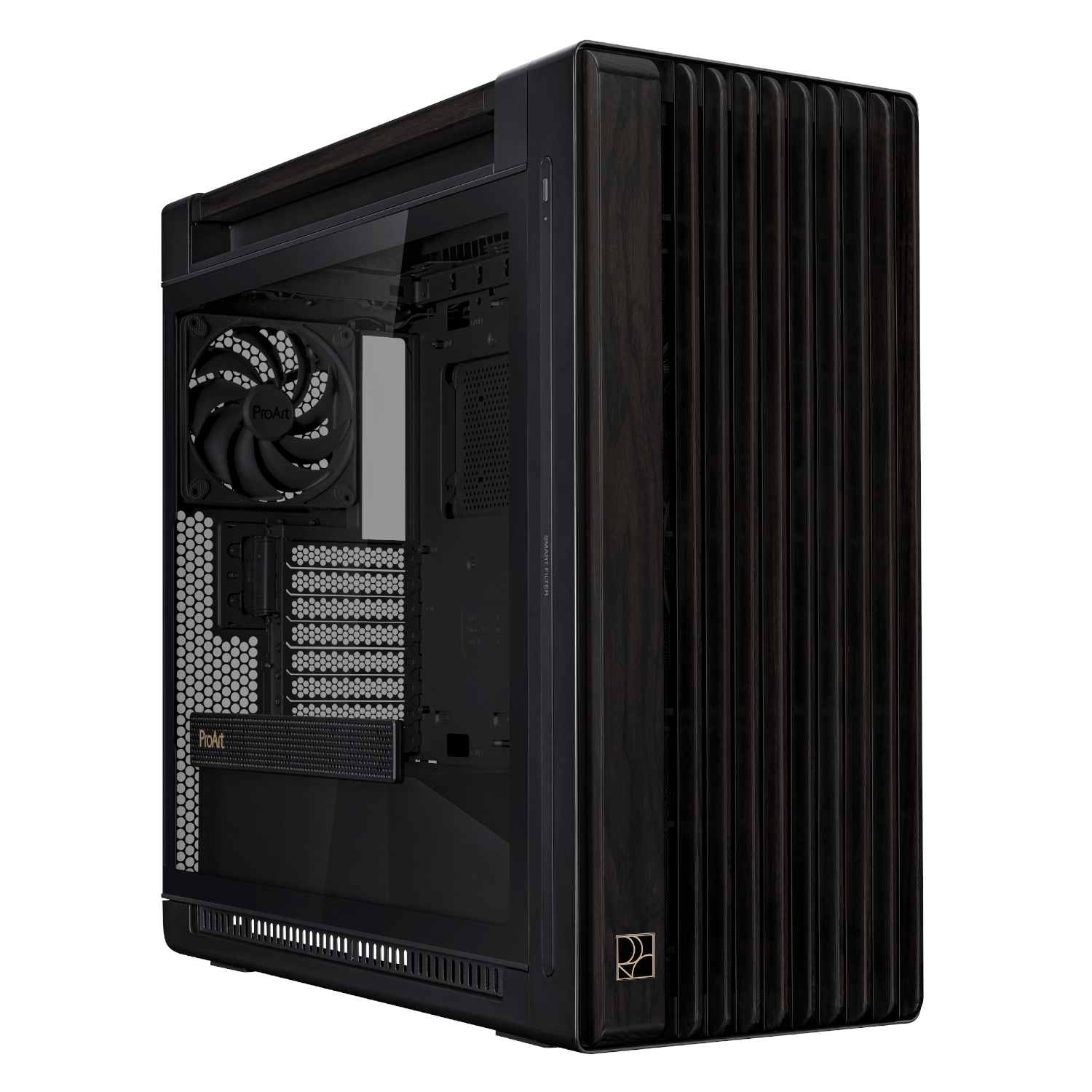 PROARTPA602WOOD_ASUS-CHASSIS-PROART-PA602-WOOD-ATX-BK_wr_01 ASUS ProArt PA602 Wood Edition | Mid Tower ATX | FSC® Ash Wood Front Panel | 420mm Radiator Support | Dual 200mm Fans – New