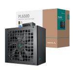 DeepCool PL650D | 650W Output | 80PLUS Bronze | ATX12V V3.1 | Non-Modular – New