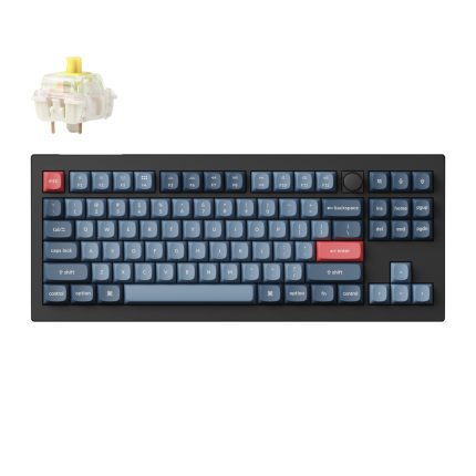 Keychron V3 Max | 80% TKL Wireless | Gateron Jupiter Banana Switch | QMK/VIA | 4000mAh Battery – New