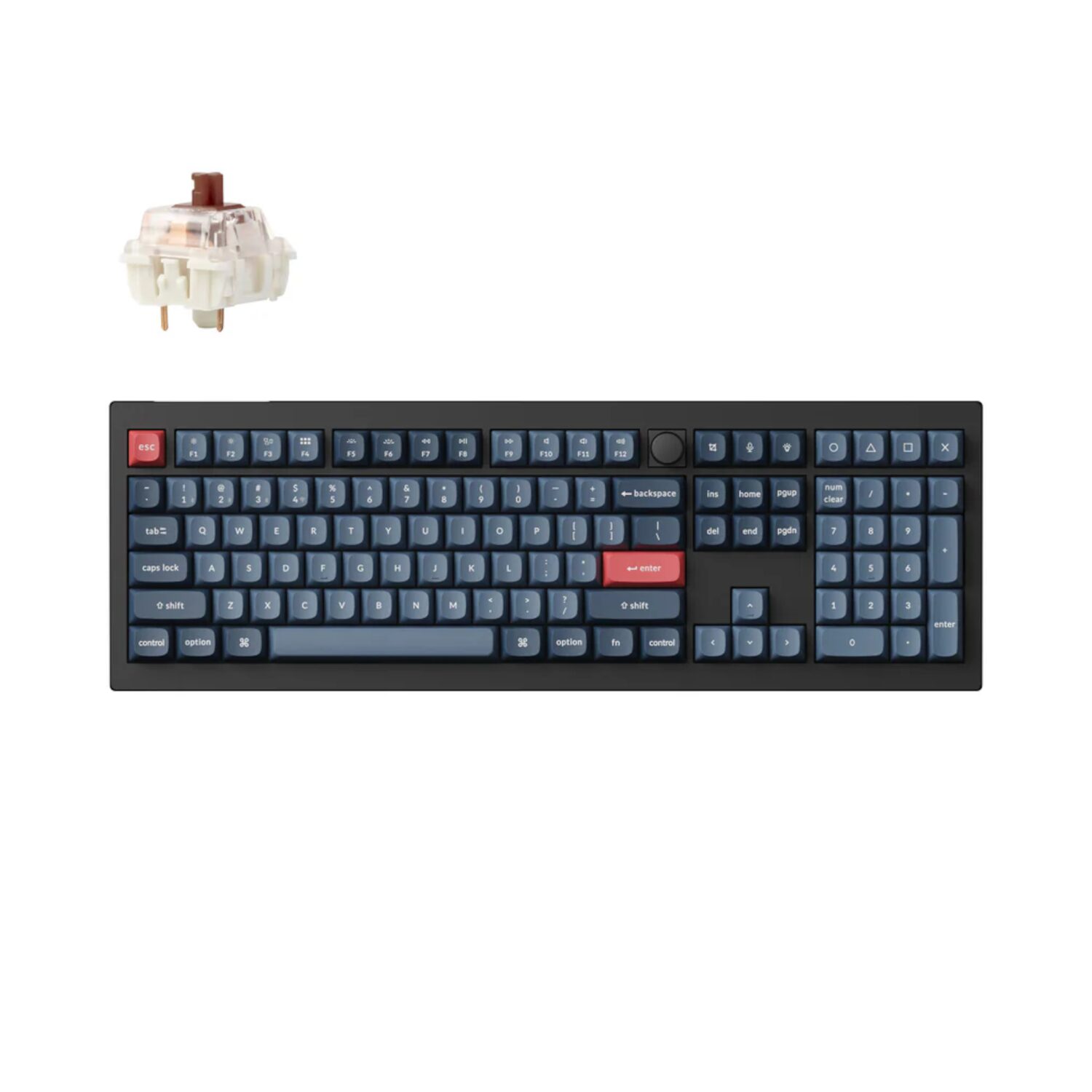 keychron-v6-max-ban-wr-02 Keychron V6 Max | 1800 Compact Layout | 2.4GHz & Bluetooth 5.1 | Hot-Swap | Gateron Jupiter Brown – New