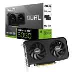 ASUS Dual RTX 5050 OC | NVIDIA GeForce RTX 5050 | 8GB GDDR6 | PCIe 5.0 | 7680×4320 – New